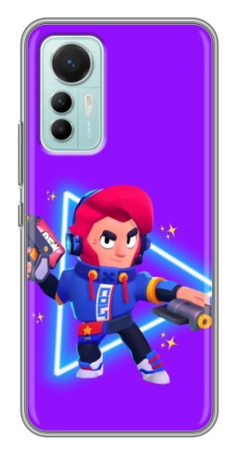 Силиконовый чехол с изображением "Кольт в наушниках" для Xiaomi Mi 12 Lite