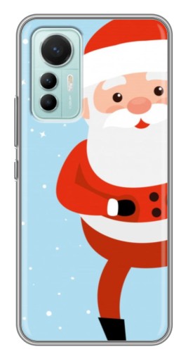 Чехол с картинкой "Крутой Дед Мороз" для Xiaomi Mi 12 Lite