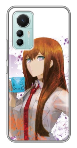 Чехол с картинкой "Курису с чашкой" для Xiaomi Mi 12 Lite