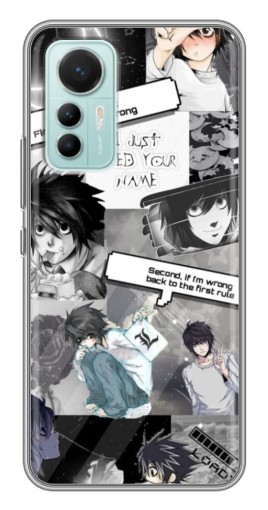 Чехол с печатью "L - Death note" для Xiaomi Mi 12 Lite