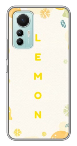 Чехол с печатью "Lemon" для Xiaomi Mi 12 Lite