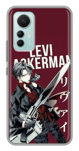 Чехол с принтом "levi Ackerman" для Xiaomi Mi 12 Lite
