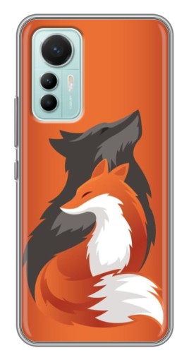 Чехол с принтом "Лиса ART" для Xiaomi Mi 12 Lite
