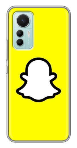 Чехол с печатью "Лого Snapchat" для Xiaomi Mi 12 Lite