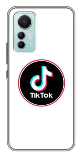 Чехол с принтом "Лого Тик Ток" для Xiaomi Mi 12 Lite