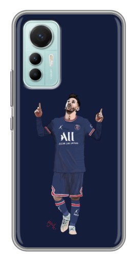 Чехол с принтом "Месси в ПСЖ" для Xiaomi Mi 12 Lite