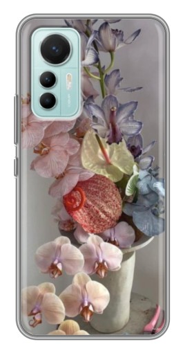 Чехол с принтом "Разноцветные орхидеи" для Xiaomi Mi 12 Lite