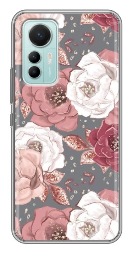 Чехол с картинкой "Рисунок розы" для Xiaomi Mi 12 Lite