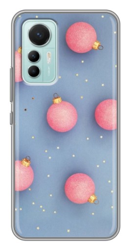 Силиконовый чехол с изображением "Розовые шары" для Xiaomi Mi 12 Lite