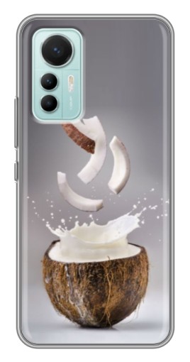 Чехол с принтом "Стакан кокоса" для Xiaomi Mi 12 Lite