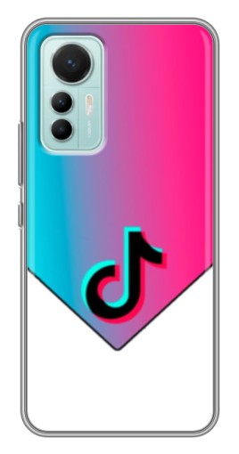 Силиконовый чехол с изображением "Tiktok Logo" для Xiaomi Mi 12 Lite