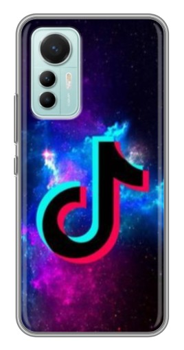 Чехол с картинкой "ТикТок в космосе" для Xiaomi Mi 12 Lite