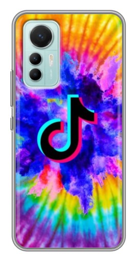 Чехол с печатью "TikTok в красках" для Xiaomi Mi 12 Lite