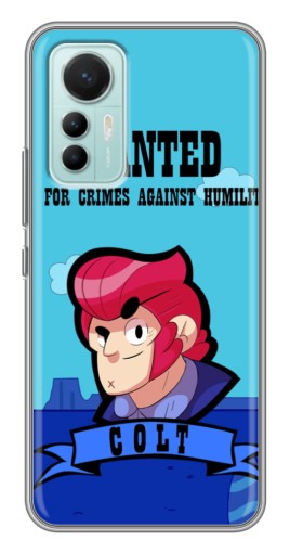 Чехол с печатью "WANTED COLT" для Xiaomi Mi 12 Lite