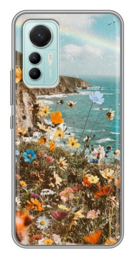 Силиконовый чехол с изображением "Яркие полевые цветы" для Xiaomi Mi 12 Lite