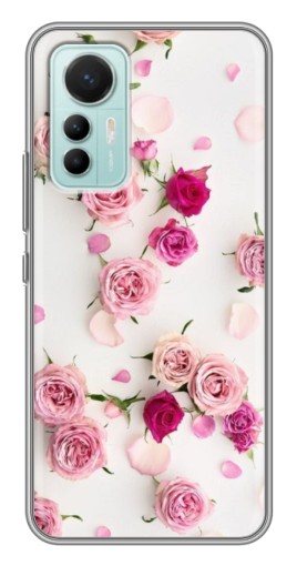 Чехол с картинкой "Яркие розы" для Xiaomi Mi 12 Lite