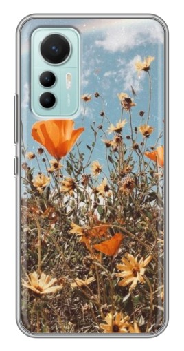 Чехол с печатью "Желтые цветы" для Xiaomi Mi 12 Lite