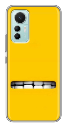 Чехол с картинкой "Зубы миньона" для Xiaomi Mi 12 Lite