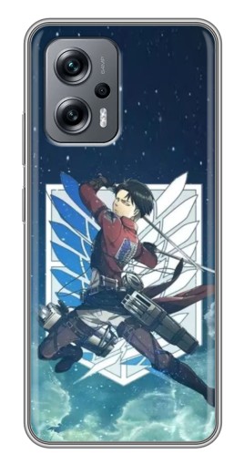 Чехол с печатью "Аккерман Леви" для Xiaomi POCO X4 GT