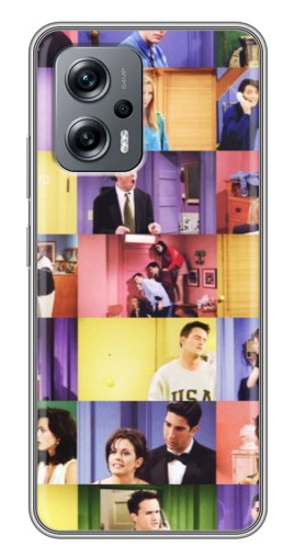 Силиконовый чехол с изображением "Актеры Друзья" для Xiaomi POCO X4 GT