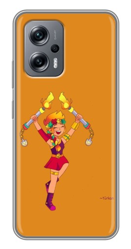 Чехол с печатью "Амбер ликует" для Xiaomi POCO X4 GT