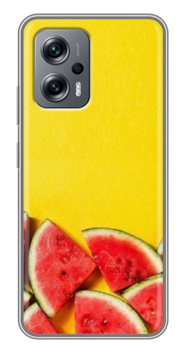 Чехол с печатью "Арбузики на желтом" для Xiaomi POCO X4 GT