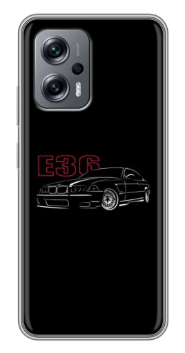 Чехол с картинкой "BMW E36" для Xiaomi POCO X4 GT