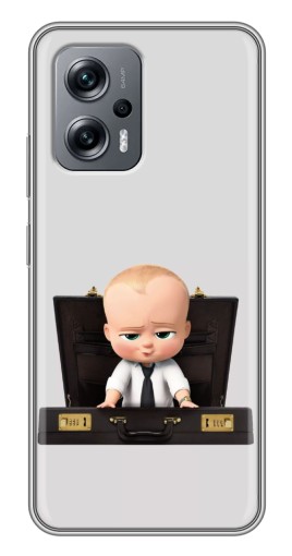 Силиконовый чехол с изображением "Босс с чемоданом" для Xiaomi POCO X4 GT