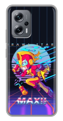 Силиконовый чехол с изображением "Brawl MAX" для Xiaomi POCO X4 GT
