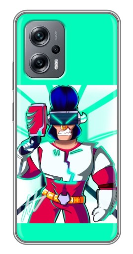 Чехол с принтом "Булл в очках" для Xiaomi POCO X4 GT