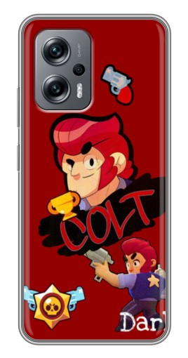 Силиконовый чехол с изображением "Dark Colt" для Xiaomi POCO X4 GT