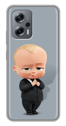 Силиконовый чехол с изображением "Деловой ребенок" для Xiaomi POCO X4 GT