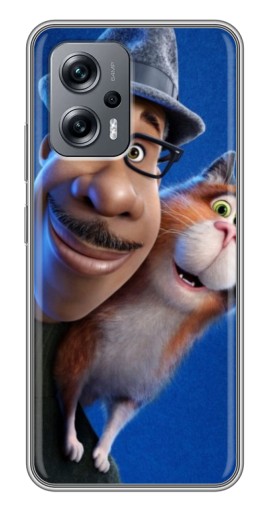 Чехол с печатью "Джо и кот" для Xiaomi POCO X4 GT