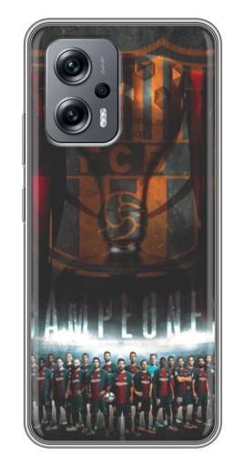 Силиконовый чехол с изображением "FCB Campeones" для Xiaomi POCO X4 GT