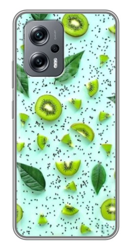 Силиконовый чехол с изображением "Фон киви" для Xiaomi POCO X4 GT
