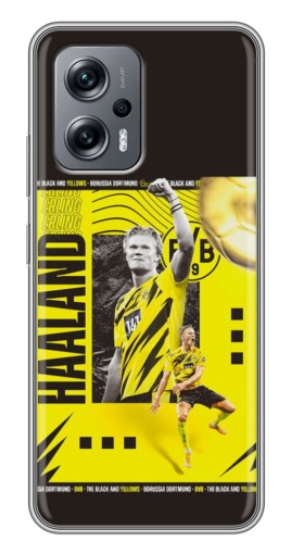 Силиконовый чехол с изображением "Golden Haaland" для Xiaomi POCO X4 GT