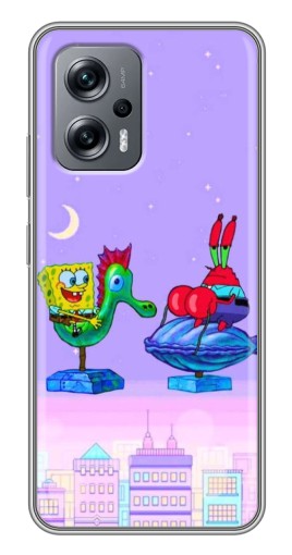 Чехол с печатью "Крабс и Спанч Боб" для Xiaomi POCO X4 GT