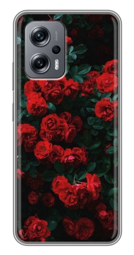 Чехол с картинкой "Красные розы" для Xiaomi POCO X4 GT