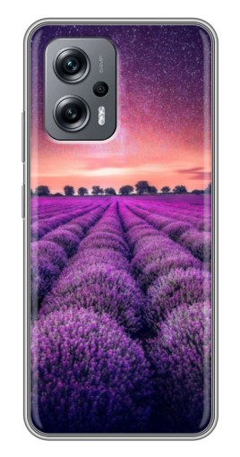 Чехол с картинкой "Лавандовое поле" для Xiaomi POCO X4 GT