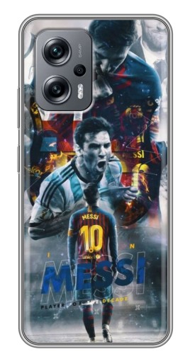 Чехол с принтом "Легендарный Месси" для Xiaomi POCO X4 GT