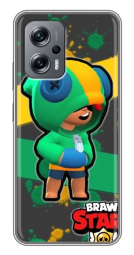 Чехол с печатью "Leon Brawl Stars" для Xiaomi POCO X4 GT