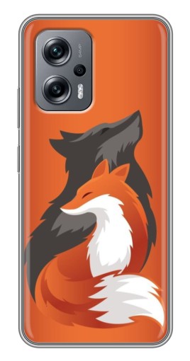 Чехол с принтом "Лиса ART" для Xiaomi POCO X4 GT