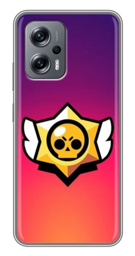 Чехол с принтом "Логотип Brawl Stars" для Xiaomi POCO X4 GT