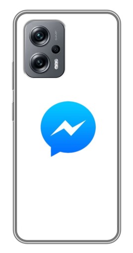 Чехол с печатью "messenger logo" для Xiaomi POCO X4 GT