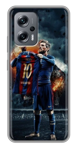 Чехол с принтом "Месси с футболкой" для Xiaomi POCO X4 GT