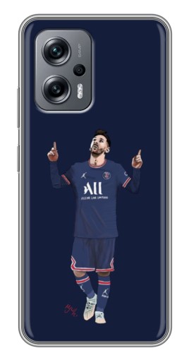 Чехол с принтом "Месси в ПСЖ" для Xiaomi POCO X4 GT
