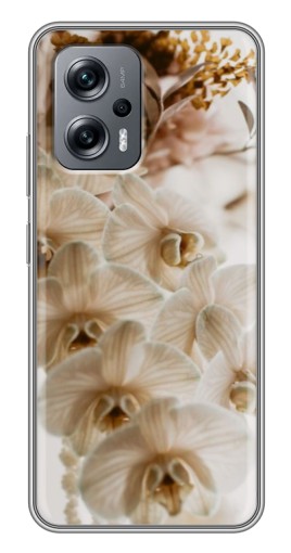 Силиконовый чехол с изображением "Нежная орхидея" для Xiaomi POCO X4 GT