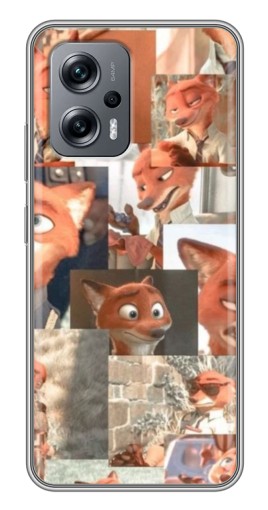 Силиконовый чехол с изображением "Ник Крутихвост" для Xiaomi POCO X4 GT