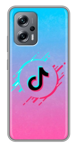 Чехол с принтом "Нота ТикТок" для Xiaomi POCO X4 GT