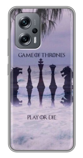 Чехол с картинкой "Play or Die" для Xiaomi POCO X4 GT